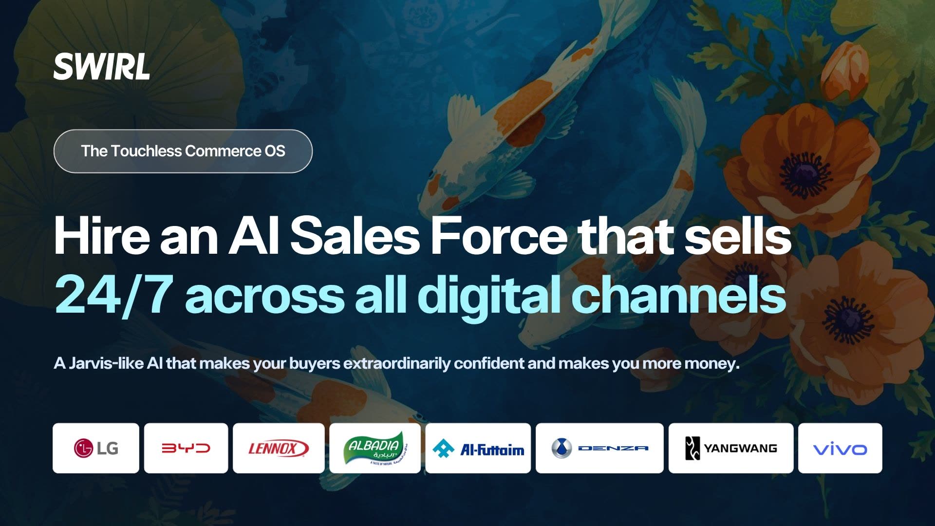 Hire an AI Sales Force that sells 24/7 across all digital channels